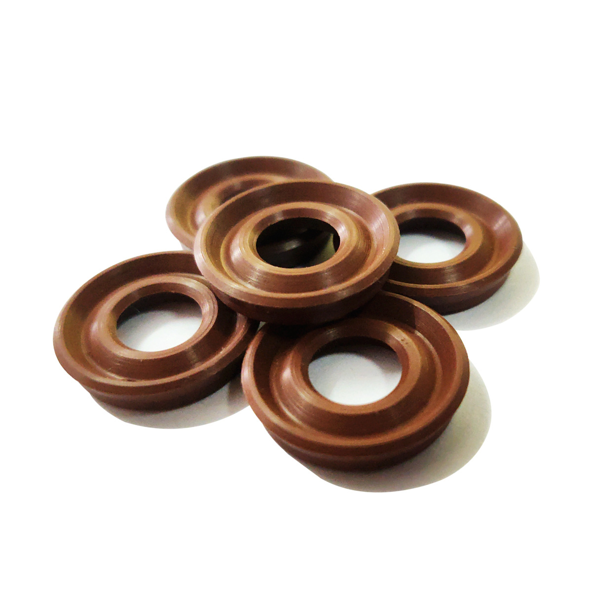氟胶棕色橡胶Y型圈油封耐腐蚀食品级Y型密封圈